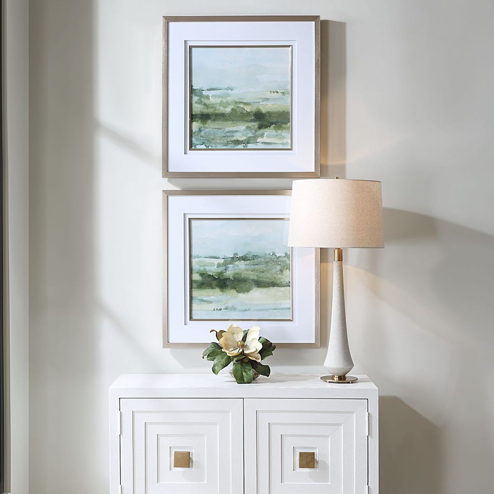 Soft Sage Framed Prints