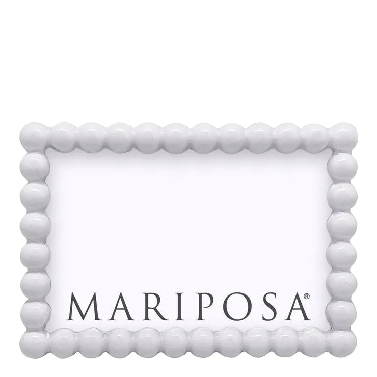 Mariposa Baubles White 4x6 Frame