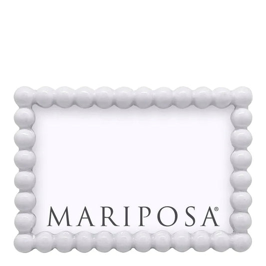 Mariposa Baubles White 4x6 Frame