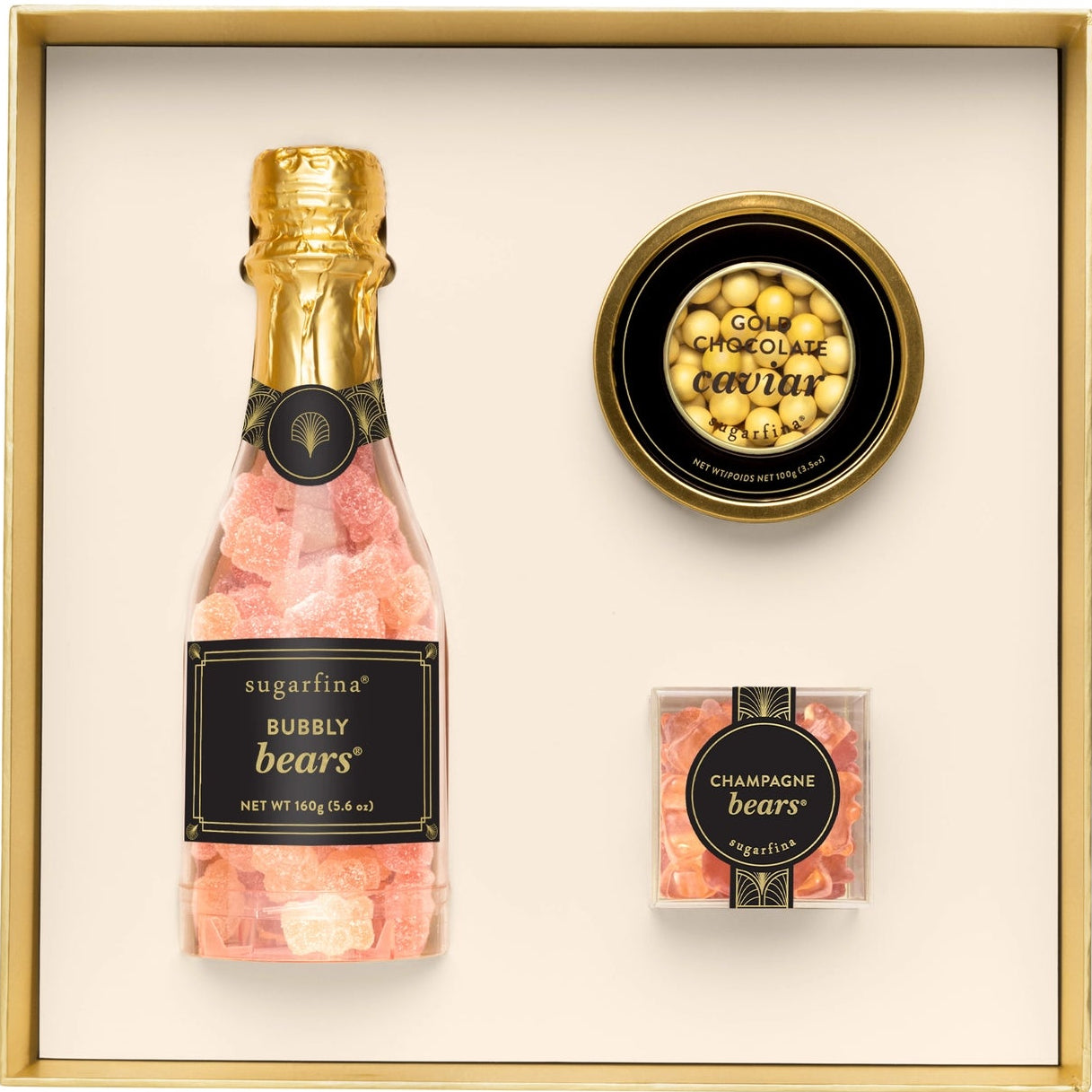 Sugarfina Champagne & Caviar Gift Set