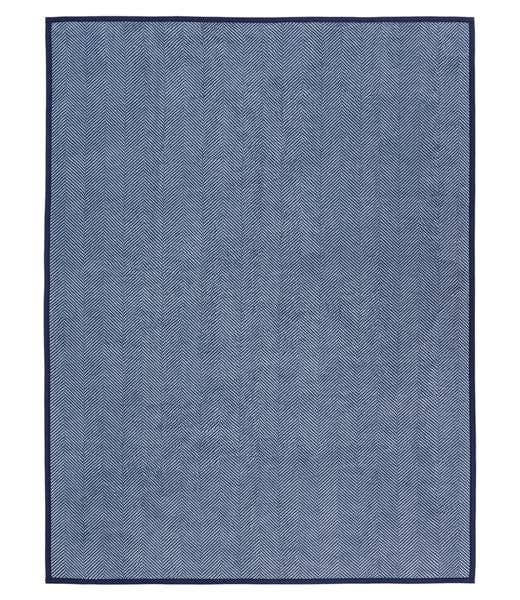 Blanket: Harborview Herringbone Navy