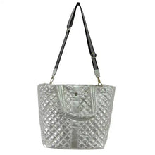 Load image into Gallery viewer, The Debra Diamond Tote Ivory
