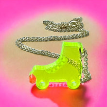 Load image into Gallery viewer, Acrylic Rollerskate Mini Necklace
