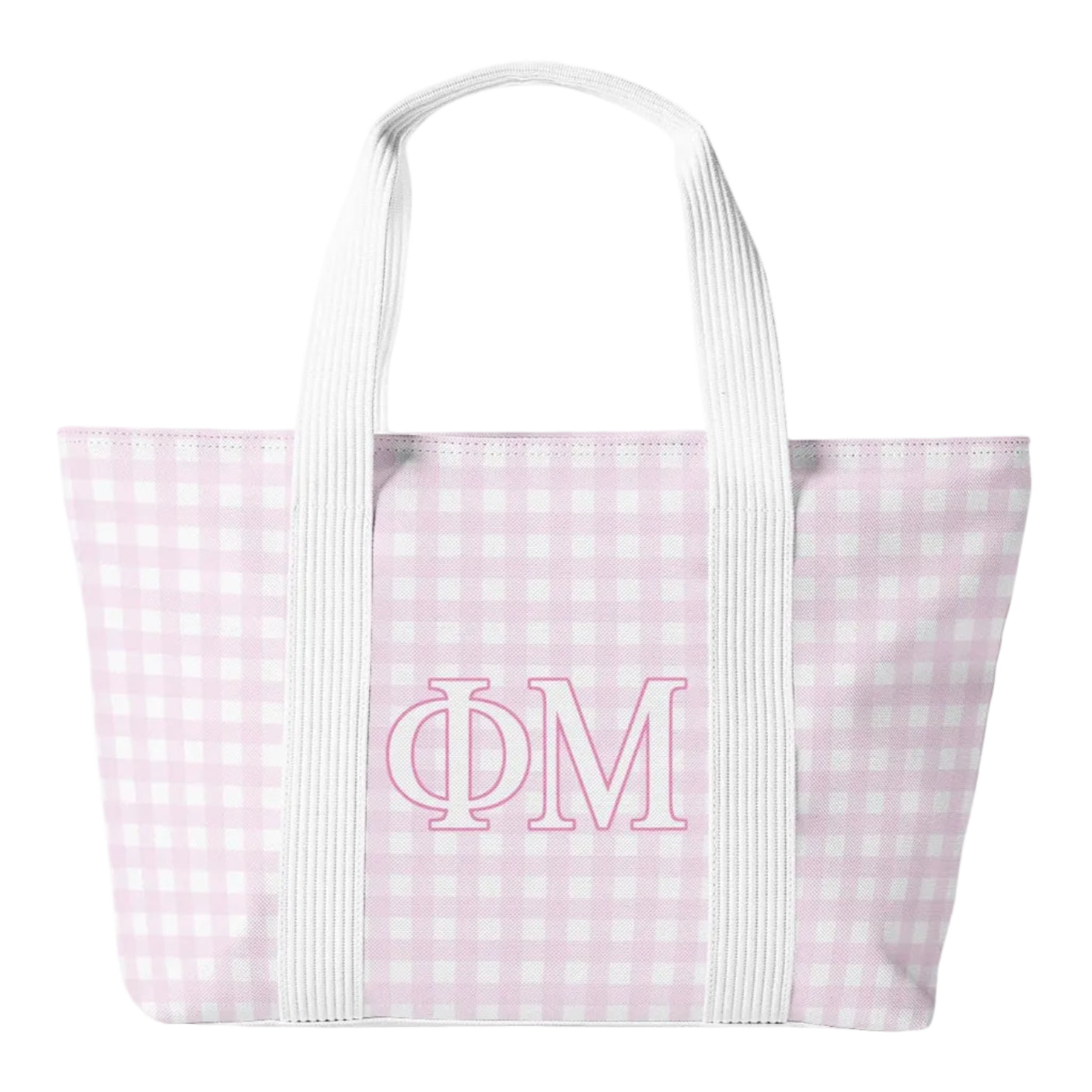 Sorority Gingham Tote Bag