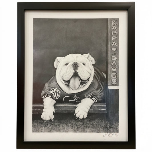 Kappa Loves the Dawgs Uga Art