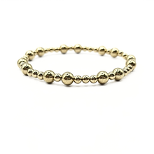 Load image into Gallery viewer, The Charleston Collection 14k Gold-Filled Beaded Bracelets
