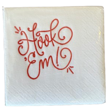 Load image into Gallery viewer, Hook ‘em Napkins
