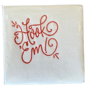 Hook ‘em Napkins