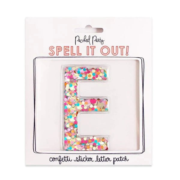 Stick To It Confetti Alphabet Letters