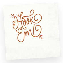 Load image into Gallery viewer, Hook ‘em Napkins
