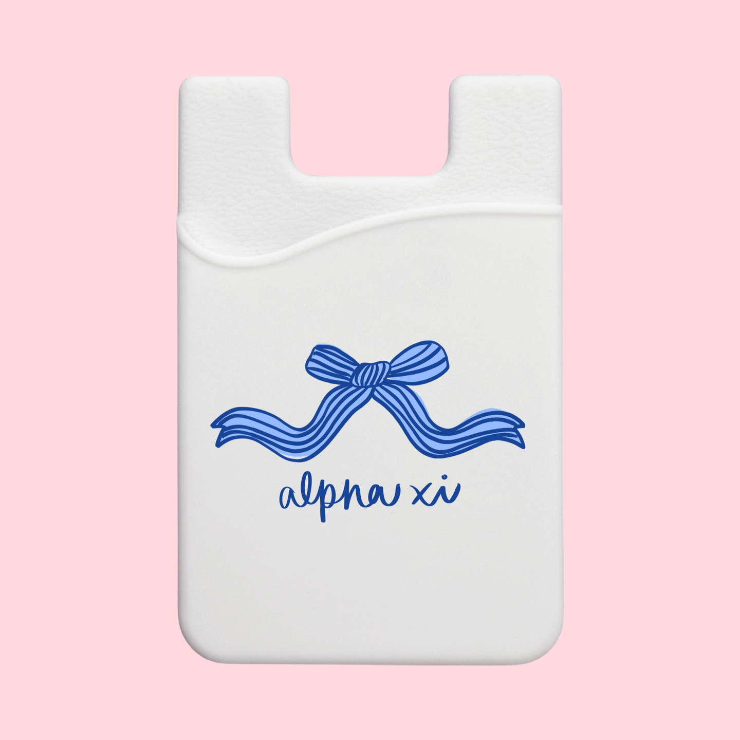 Alpha Xi Delta Coquette Bow Sorority Phone Wallet