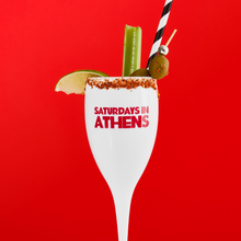 Load image into Gallery viewer, Champagne Flute: Saturdays In Athens
