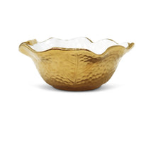 Load image into Gallery viewer, White/Gold Soup Bowls New Bone China Scalloped Edge
