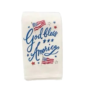 Rosanne Beck God Bless America Kitchen Towel