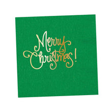 Load image into Gallery viewer, Napkins - Merry Christmas (4 colors): Red
