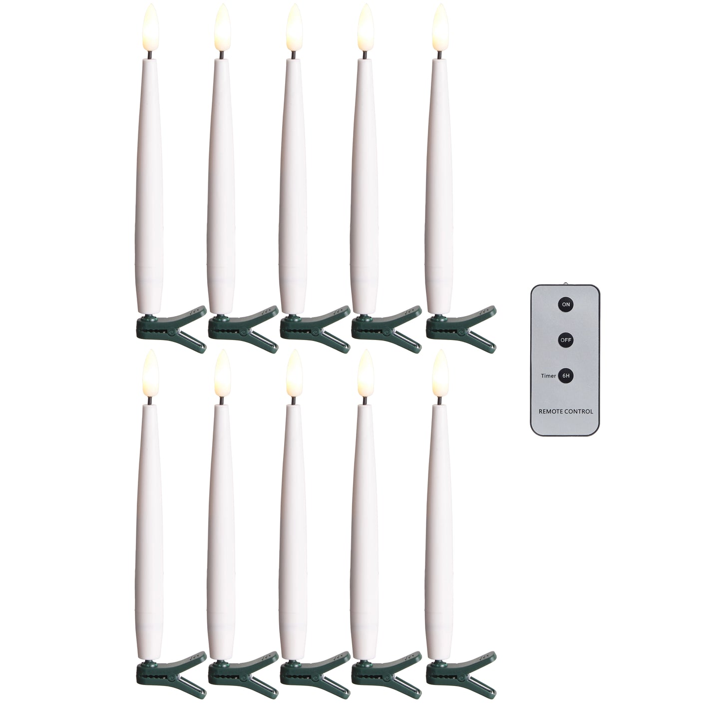 Clip-On Lighted Candles