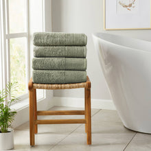 Load image into Gallery viewer, 6 Pack Cotton Hand Towels - Kasper Collection
