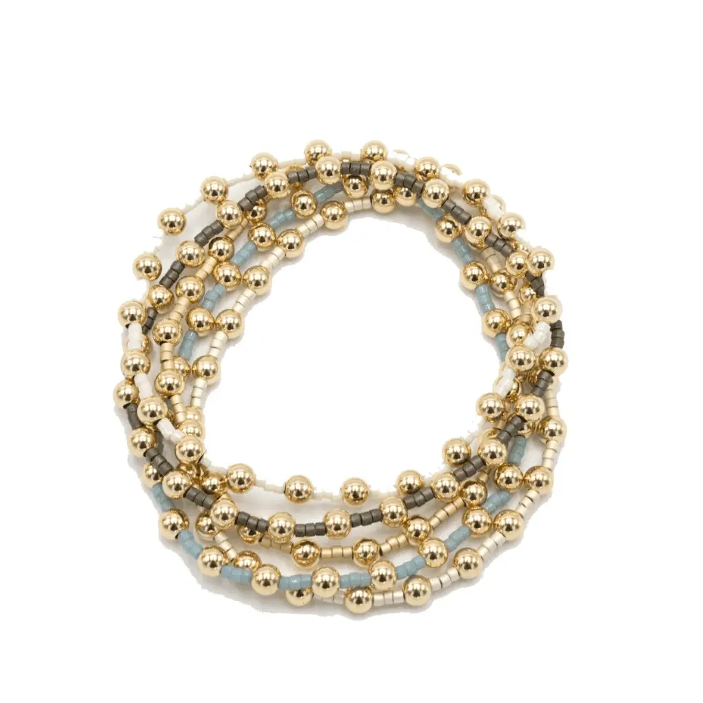Erin Gray Coastal Champagne Newport Gold Filled Waterproof Bracelet