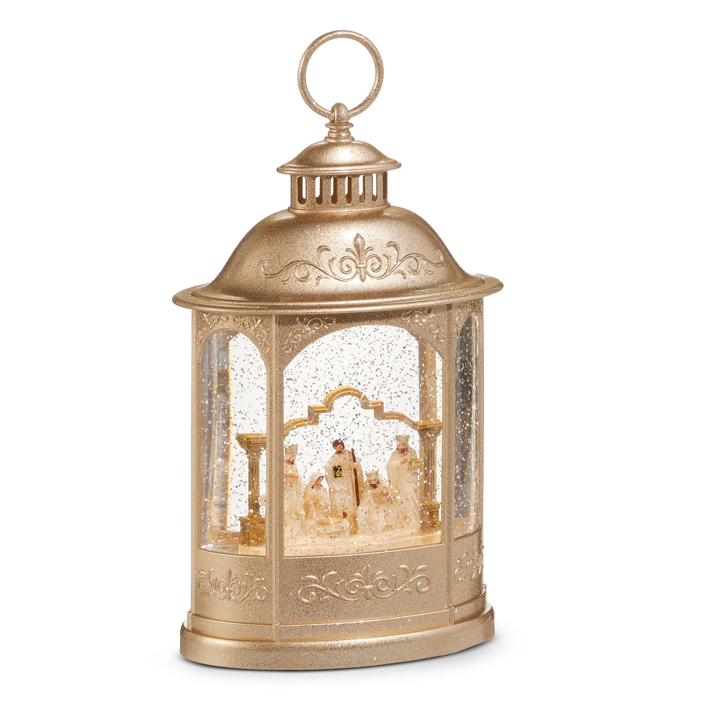 Nativity Lighted Water Lantern