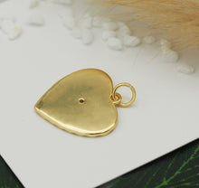 Load image into Gallery viewer, CZ Heart Charm, Sku#Y662
