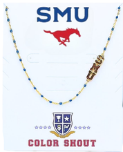 Load image into Gallery viewer, The College Logo Necklace: Side Set Logo on Enamel Bead Necklace
