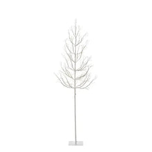 Load image into Gallery viewer, Winter White Adjustable Height LED Lighted Trees
