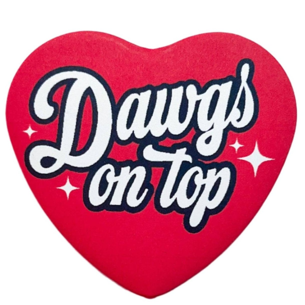 Dawgs on Top Heart (red)