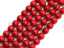 Load image into Gallery viewer, Quality Red Mother of Pearl beads,6mm/8mm/10mm/12mm/14mm Pea
