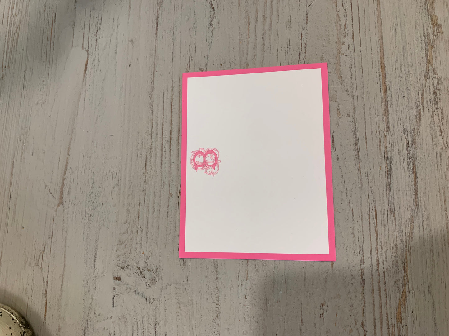 Initial Notecard Set