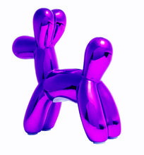 Load image into Gallery viewer, Purple Ceramic Dog Bank
