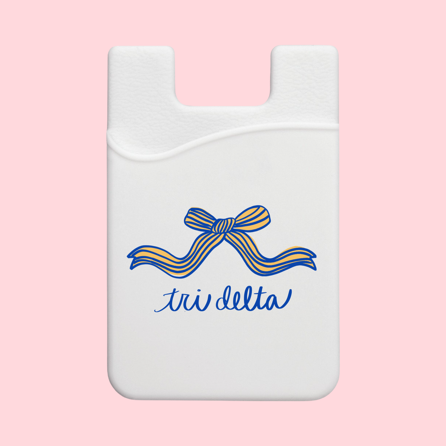 Delta Delta Delta Coquette Bow Sorority Phone Wallet