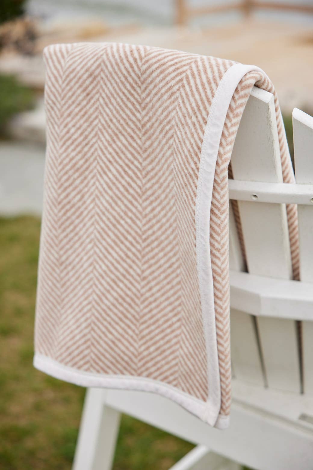 Blanket: Harborview Herringbone Tan