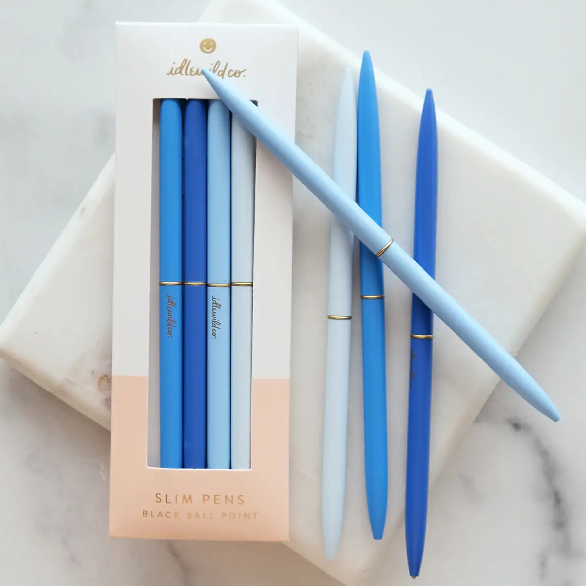 Slim Pen, Set of Four | Spectrum Baby Blues