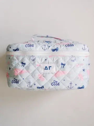 Sorority Quilted Toiletry Bag