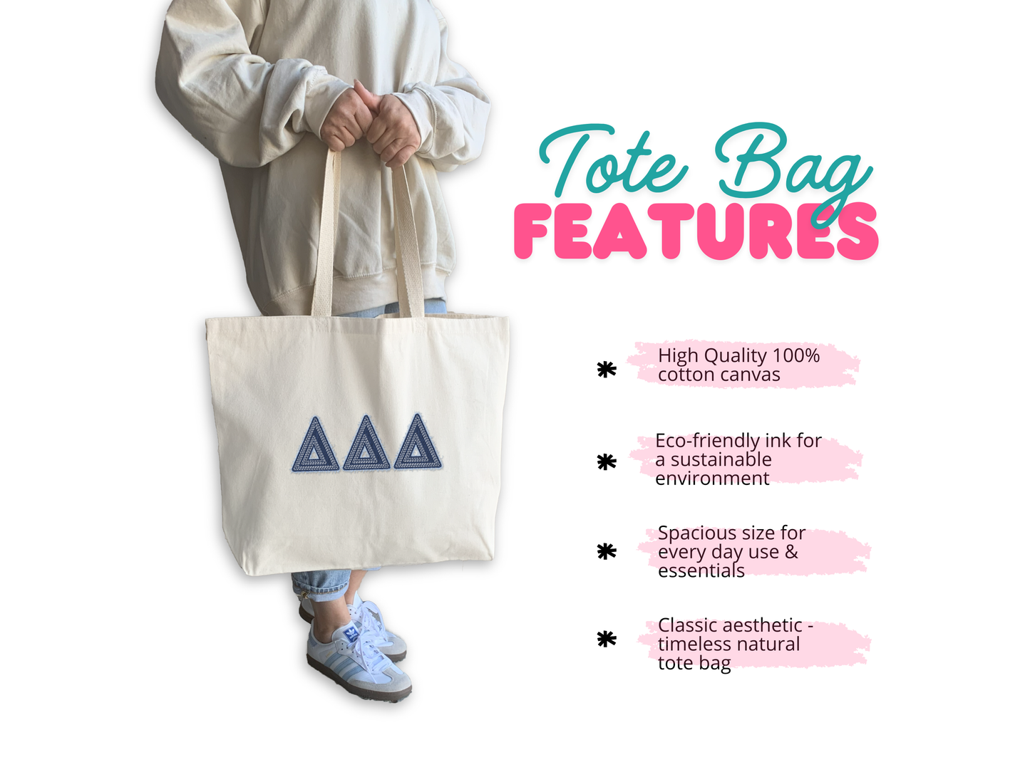 Sorority Canvas Tote Bag