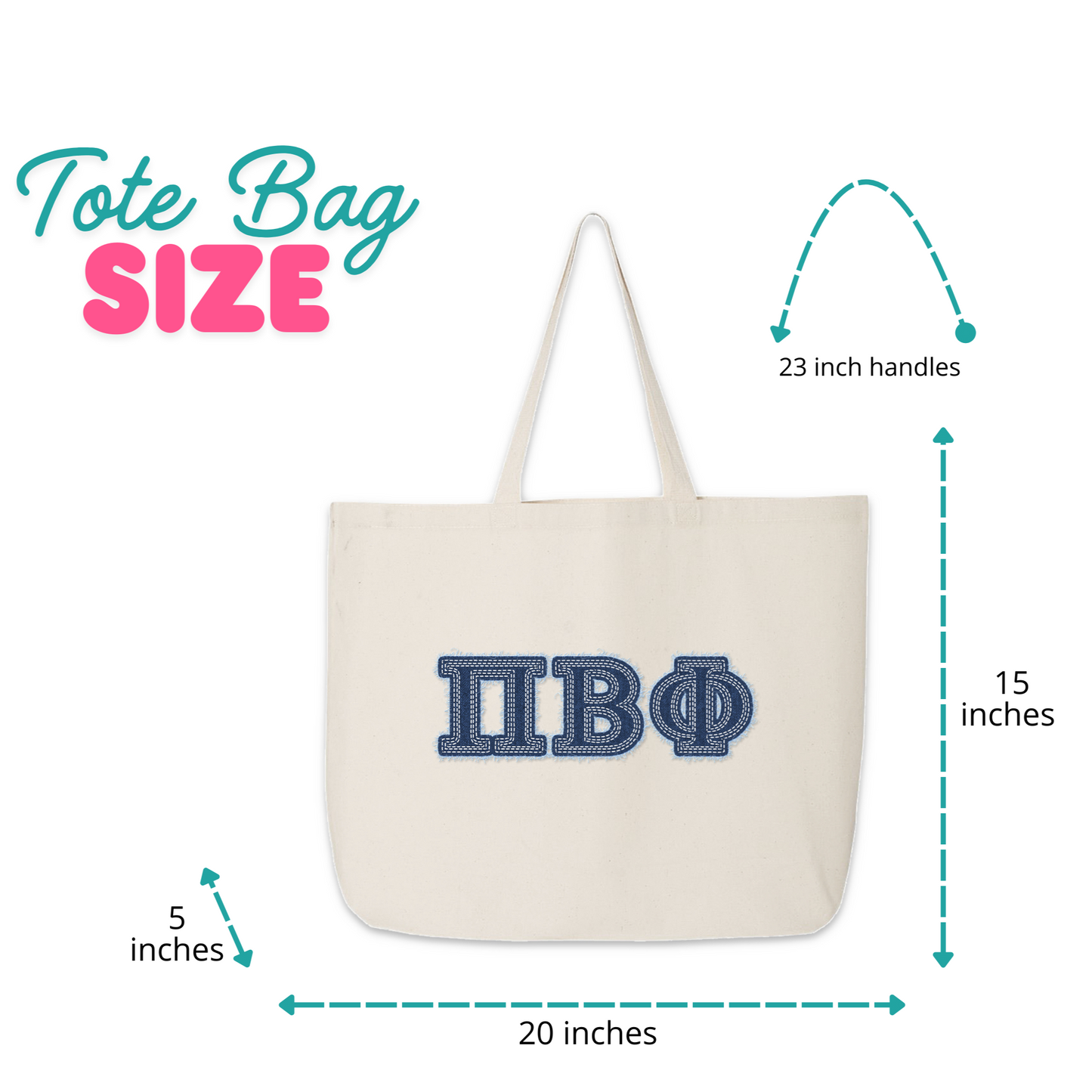 Sorority Canvas Tote Bag