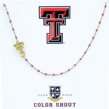 Load image into Gallery viewer, The College Logo Necklace: Side Set Logo on Enamel Bead Necklace
