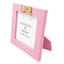 Load image into Gallery viewer, Mariposa Bow Pink 4x4 Frame
