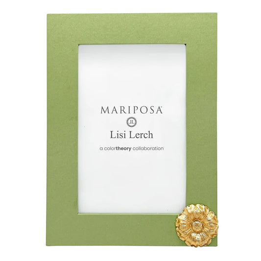 Mariposa Flower Meadow Green 4x6