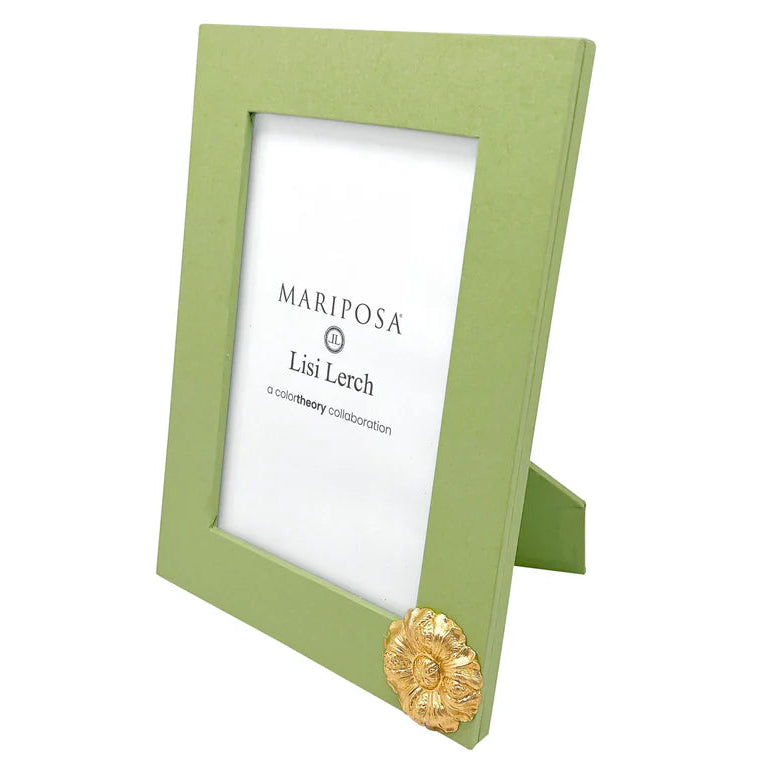 Mariposa Flower Meadow Green 4x6