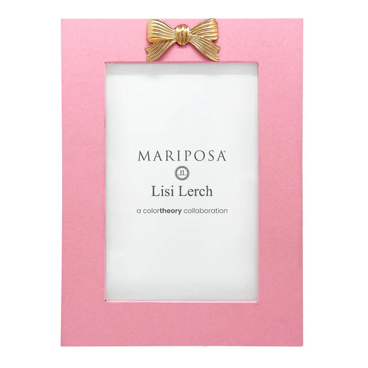 Mariposa Bow Pink 4x6 Frame