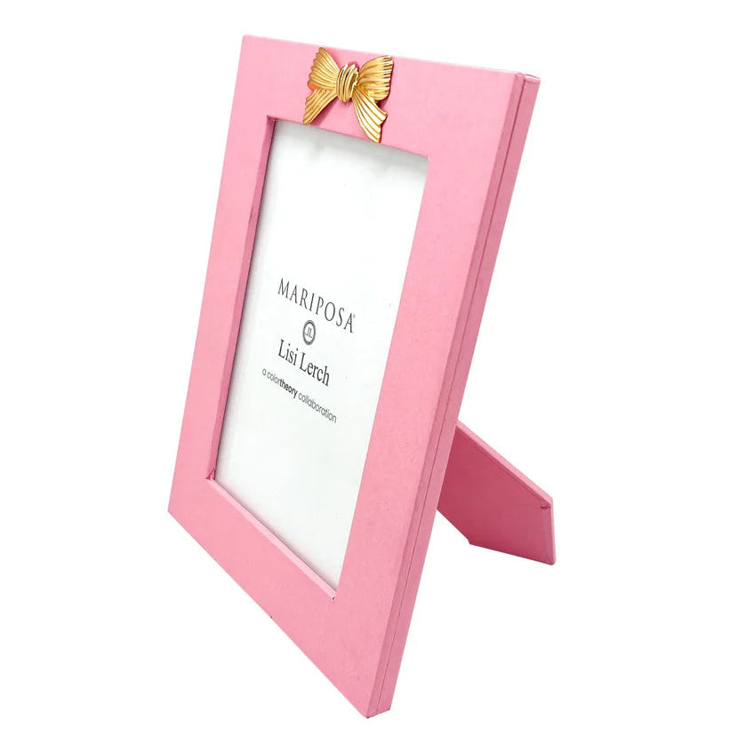 Mariposa Bow Pink 4x6 Frame