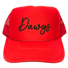 Load image into Gallery viewer, Dawgs - Red Puffy Trucker
