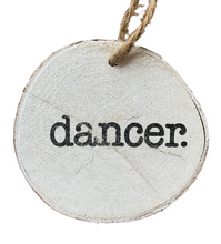 Load image into Gallery viewer, 4&quot; Santa&#39;s Reindeer Disc Ornament
