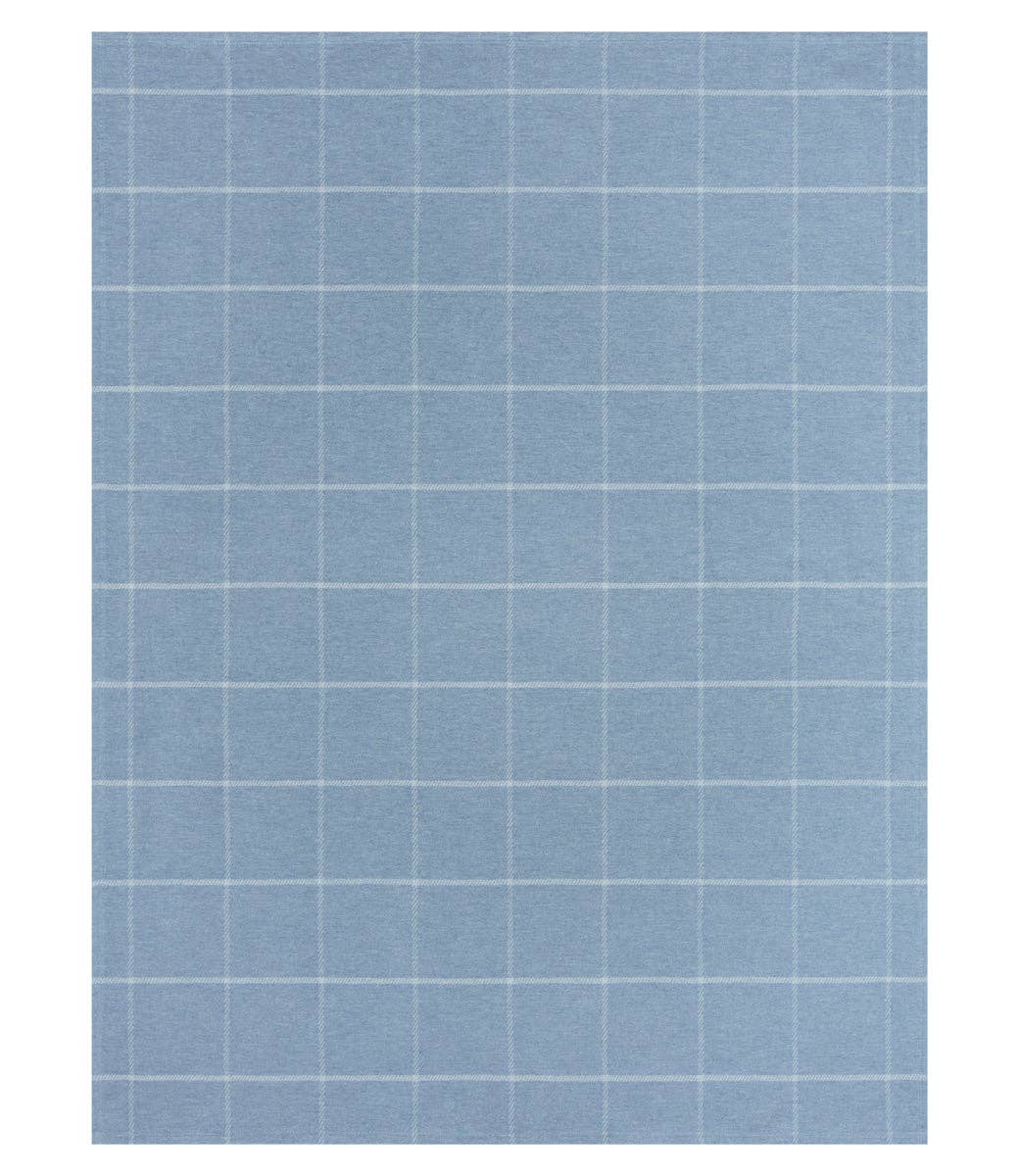 Windowpane Cornflower Blanket