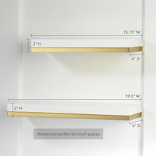 Load image into Gallery viewer, Floating Wall Shelf - Set of 2 - Wood
