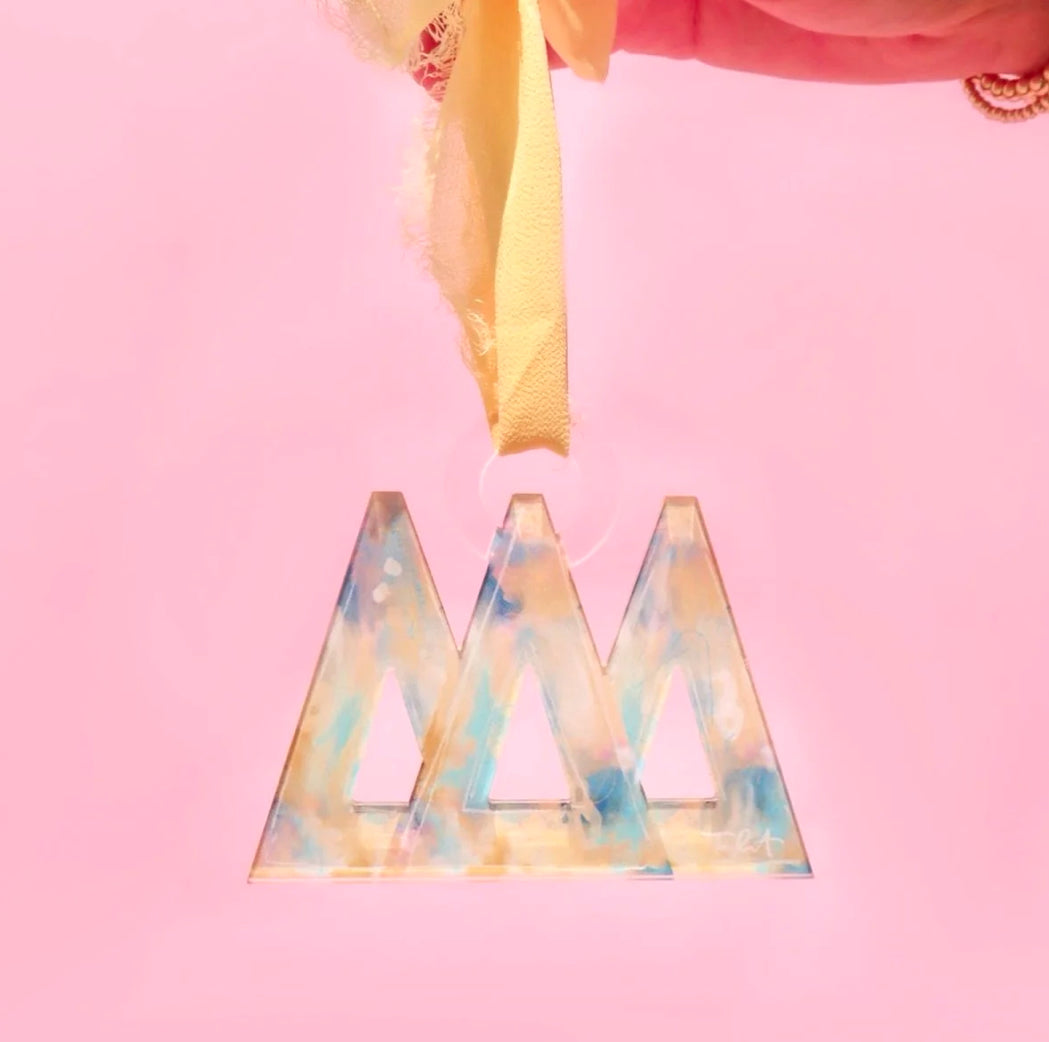 Sorority Acrylic Letter Ornament