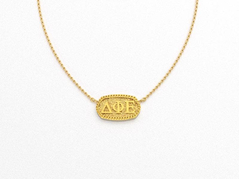 Delta Phi Epsilon Sorority Athena Necklace