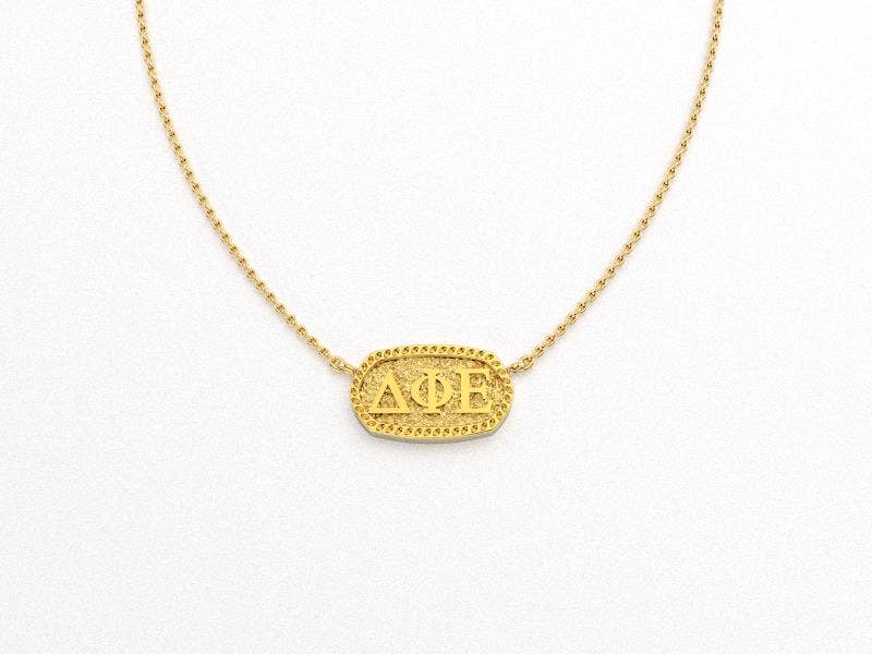 Delta Phi Epsilon Sorority Athena Necklace