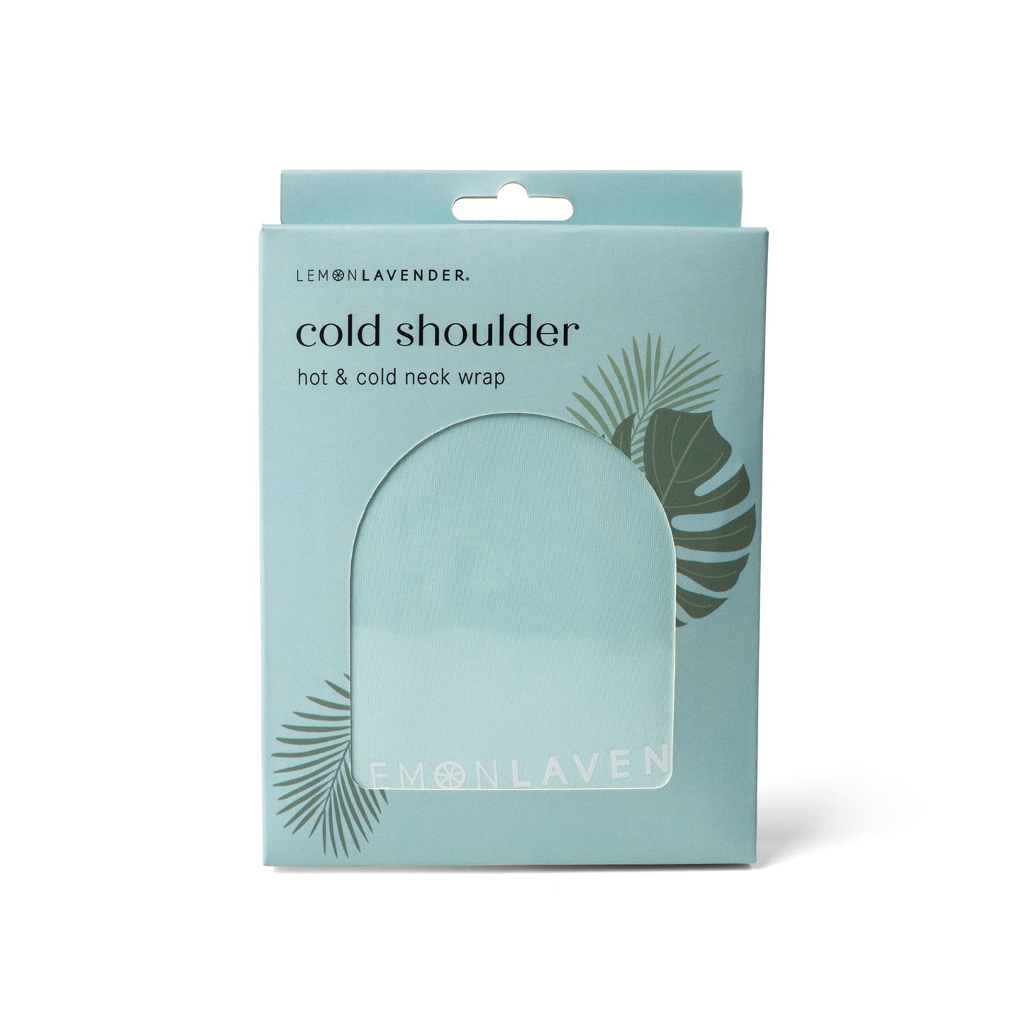 Lemon Lavender Cold Shoulder Neck Wrap